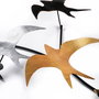 Wallity Flying Birds 2 Escultura de Pared de Metal Multicolor